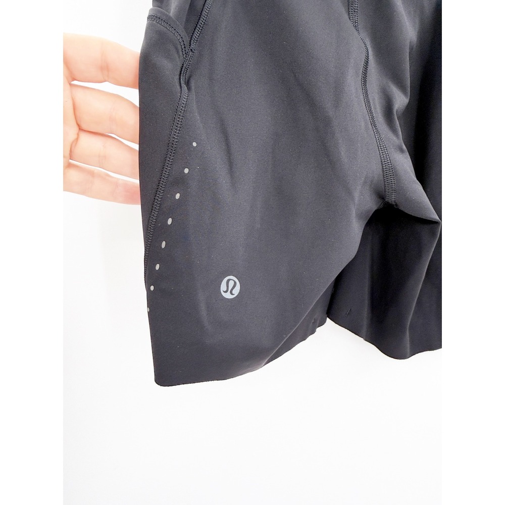 Lululemon Fast and Free High-Rise Short 6" Black Nulux Running Shorts Size 2 - Picture 8 of 11